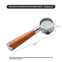 54mm Single-layer Strainer Coffee Machine Modified Bottomless Handle