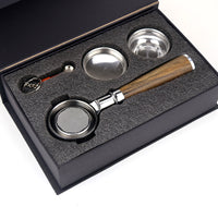 58Mm Stainless Steel Binaural Coffee Machine Handle Bottomless Filter Portafilter Universal