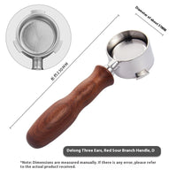 51mm Coffee Machine Handle Modified Solid Wood Handle