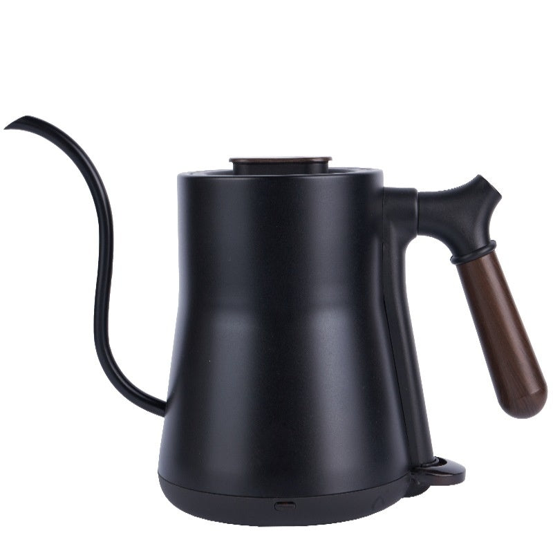 Slim, Long-spouted Stainless Steel Pour-over Coffee Kettle With Ear Handles