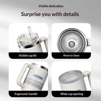 40oz Iced Coffee Tumbler 304 Stainless Steel Cup