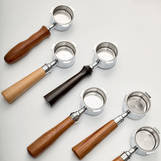 51mm Coffee Machine Handle Modified Solid Wood Handle