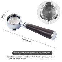 51mm Coffee Machine Handle Modified Solid Wood Handle