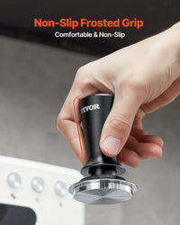 Espresso Tamper 51mm, Spring Loaded Coffee Tamper, 30 Lbs Tamper Tool Espresso, Stainless Tamper With Non-Slip Grip