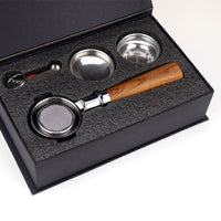 58Mm Stainless Steel Binaural Coffee Machine Handle Bottomless Filter Portafilter Universal