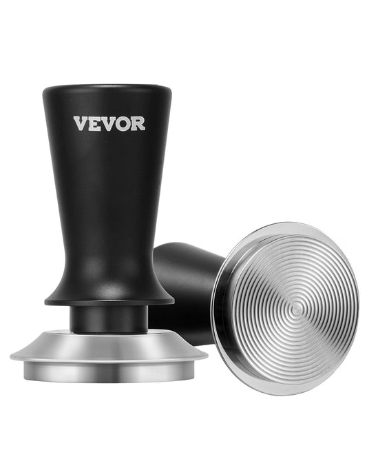 Espresso-Tamper 53 Mm, Gefederter Kaffeetamper, 13,6 Kg Tamper-Werkzeug Kaffeewerkzeug Für Kaffeemaschine Kaffeezubehör Edelstahl-Tamper Kaffeestampfer Mit Rutschfestem Griff Schwarz
