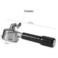 Single- And Double-spout Stainless Steel Coffee Machine Portafilter Handles