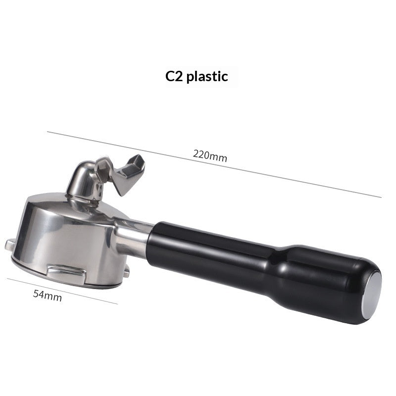 Single- And Double-spout Stainless Steel Coffee Machine Portafilter Handles
