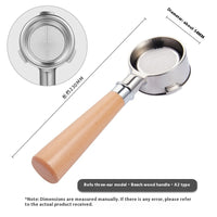 54mm Single-layer Strainer Coffee Machine Modified Bottomless Handle