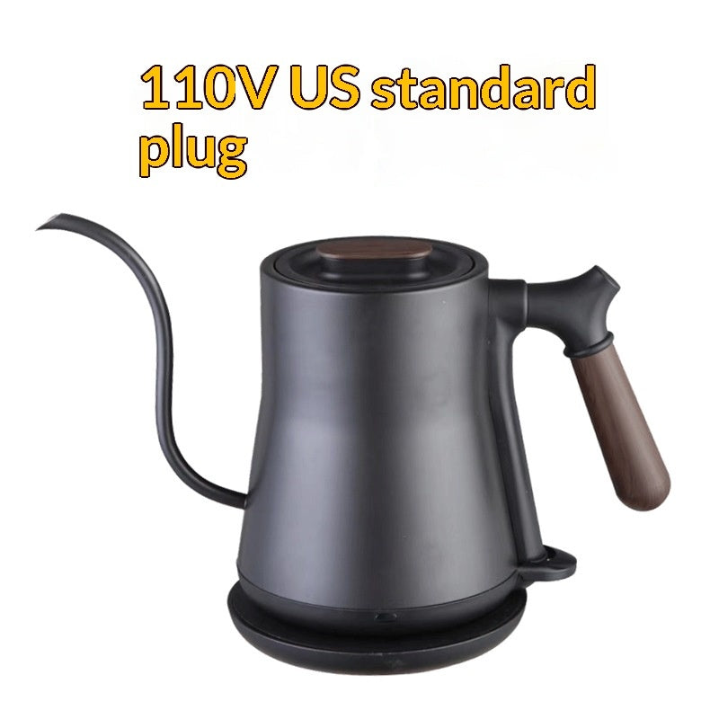 Slim, Long-spouted Stainless Steel Pour-over Coffee Kettle With Ear Handles