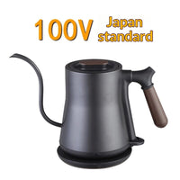 Slim, Long-spouted Stainless Steel Pour-over Coffee Kettle With Ear Handles