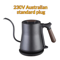 Slim, Long-spouted Stainless Steel Pour-over Coffee Kettle With Ear Handles