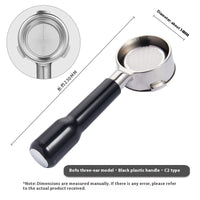 54mm Single-layer Strainer Coffee Machine Modified Bottomless Handle