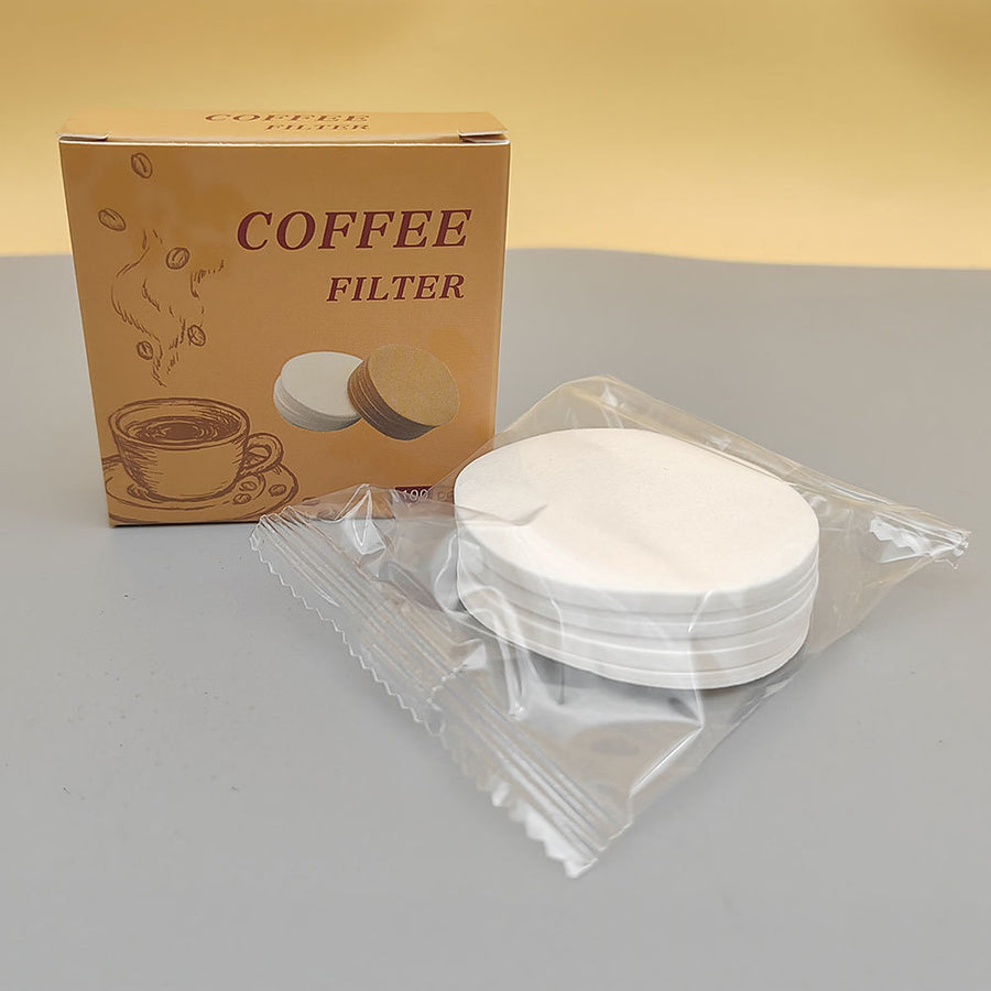 Round Filter Coffee Pot Moka Pot Universal Powder Bowl Filter Paper