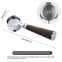 51mm Coffee Machine Handle Modified Solid Wood Handle