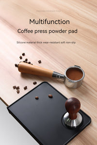 Coffee Tamper Pad Corner Pad Non-slip Solid Color Silica Gel Pad
