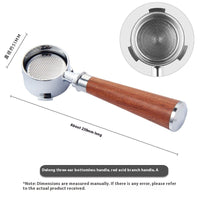 51mm Coffee Machine Handle Modified Solid Wood Handle