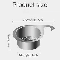 Stainless Steel Swan Sink Strainer Basket,Kitchen Sink Drain Filter,Sink Drain Strainer Basket,Swan Sink Strainer Basket,Stainless Steel Draining Basket For Sink